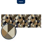 Tapete Antiderrapante Tropical Rolo De 65cm X 15m Triângulos