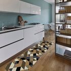 Tapete Antiderrapante Tropical Rolo De 65cm X 15m Triângulos