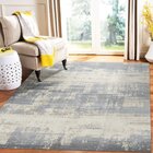 Tapete Antilhas 260x400cm Branyl Azul/cinza