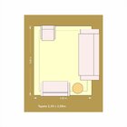 Tapete Antuerpia 250x300cm Bege