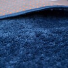 Tapete Apolo Redondo Pelo Baixo 1,5m - Diversas Cores  Azul