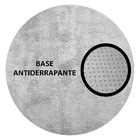 Tapete Apolo Redondo Pelo Baixo 1,5m - Diversas Cores Prata