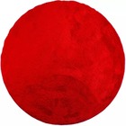 Tapete Apolo Redondo Pelo Baixo 1,5m - Diversas Cores Vermelho