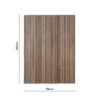 Tapete Artistik Retangular (150x200cm ) Bege E Vermelho