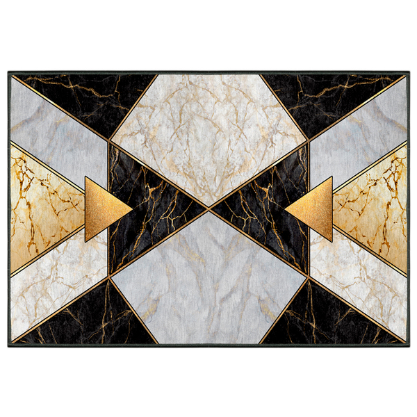 Tapete Atratizzi Geométrico 155x230cm Triangulo Mármore