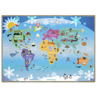 Tapete Atratizzi Kids 110x155cm Mapa Mundi 01