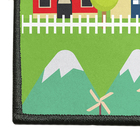 Tapete Atratizzi Kids 110x155cm Trilho Trem