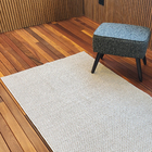 Tapete Atratto Polipropileno Cinza Internas 100x150cm