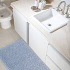 Tapete Banheiro 40x60cm Microfibra Antiderrapante Dallas Azul