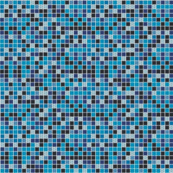 Tapete Banheiro Brisa Mosaico Azul 43cm X 65cm – Kapazi