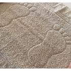 Tapete Banheiro/piso Pegada Bege 70x45cm