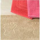 Tapete Banheiro/piso Pegada Bege 70x45cm