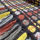 Tapete Beira De Cama Amarelo E Laranja 0.60x1.00 Bolinha