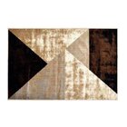 Tapete Belga 100% Viscose Veludo - Jolitex Marrom - 50x80cm