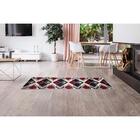 Tapete Belga Antuérpia 4 Vermelho-bege 0,40x0,60m Edantex