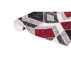 Tapete Belga Antuérpia 4 Vermelho-bege 0,40x0,60m Edantex