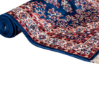 Tapete Belga Retangular Bruxelas Poliéster Azul Internas 50X100 Edantex