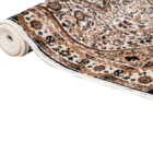 Tapete Belga Retangular Bruxelas Poliéster Bege Internas 250X380 Edantex