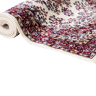 Tapete Belga Retangular Bruxelas Poliéster Vermelho Internas 100X140 Edantex