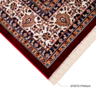 Tapete Belga Retangular Bruxelas Poliéster Vermelho Internas 140X200 Edantex