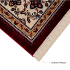 Tapete Belga Retangular Bruxelas Poliéster Vermelho Internas 200X250 Edantex