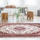 Tapete Belga Retangular Bruxelas Poliéster Vermelho Internas 250X300 Edantex