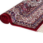 Tapete Belga Retangular Bruxelas Poliéster Vermelho Internas 250X380 Edantex