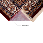 Tapete Belga Retangular Bruxelas Poliéster Vermelho Internas 40X60 Edantex