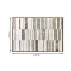 Tapete Belga Desigual Bege 2,50 x2,00m Abdalla