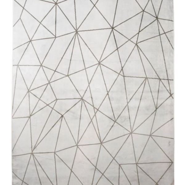 Tapete belga geometrico cinza Clearance