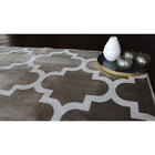 Tapete Belga Geometric Desenho 05 1.00x1.40 - Edantex - Marrom