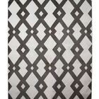 Tapete Belga Geometric Desenho 10 1.00x1.40 - Edantex - Preto