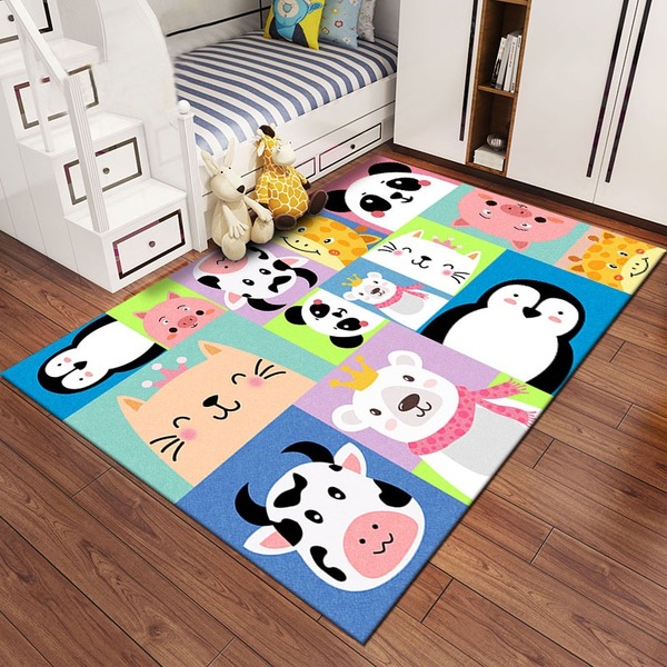Tapete Belga Kids 1 00 X 1 40 - Animais