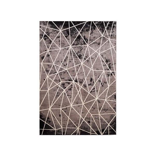 Tapete Belga Liege 1 Cinza 0,50x1,00m Edantex