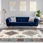 Tapete Belga Retangular Polipropileno Multicolorido Interno e Externo 2,5x3m Edantex