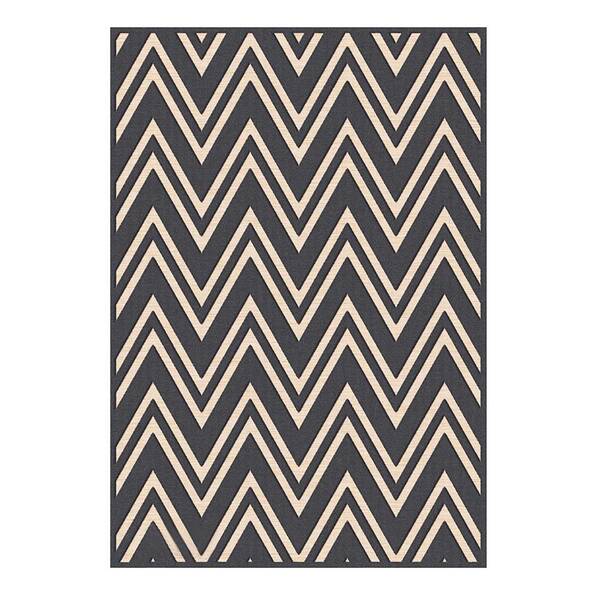 Tapete Belga Tiffany 0.60x1.10 356 Preto Abdalla