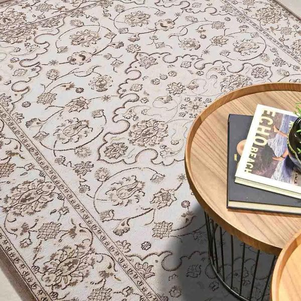 Tapete Belga Valentine 1504 Bege 60 x 100 cm - Abdalla