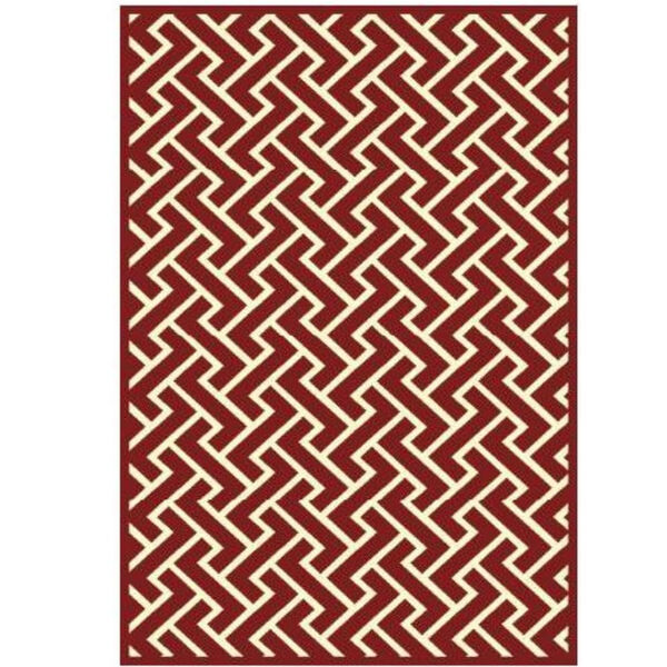 Tapete Belga Vênus Moderno 0.60x1.00 5517 Vermelho Abdalla