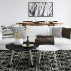 Tapete Belga Vênus Premium 1.00x1.40 Preto 9832 Abdalla