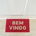 Tapete Bem Vindo Ancona 50x80cm Vermelho