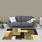 Tapete Bernadine Carmel Veludo 140x200cm Antiderrapante