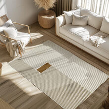 Tapete Bernadine Lezion Veludo 140x200cm Antiderrapante