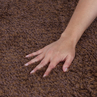 Tapete Blend Marrom Pelo Alto 1,40x1,00m Jolitex