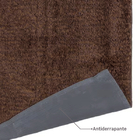 Tapete Blend Marrom Pelo Alto 1,40x1,00m Jolitex