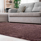 Tapete Blend Marrom Pelo Alto 2,00x1,40m