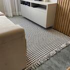 Tapete Boho Andaraí Cinza/preto 140x250cm Algodão