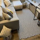 Tapete Boho Andaraí Off White/preto 140x250cm Algodão