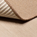 Tapete Boho Redondo Ø140cm Bege - Antiderrapante