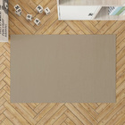 Tapete Boho Retangular 100x150cm Bege - Antiderrapante