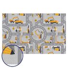 Tapete Brisa Infantil 100cm X 130cm Em Obras Kapazi